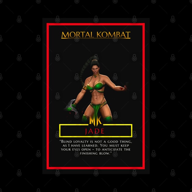 Mortal Kombat - MK Fighters - Jade - Poster - Sticker and More - 180620 by Semenov