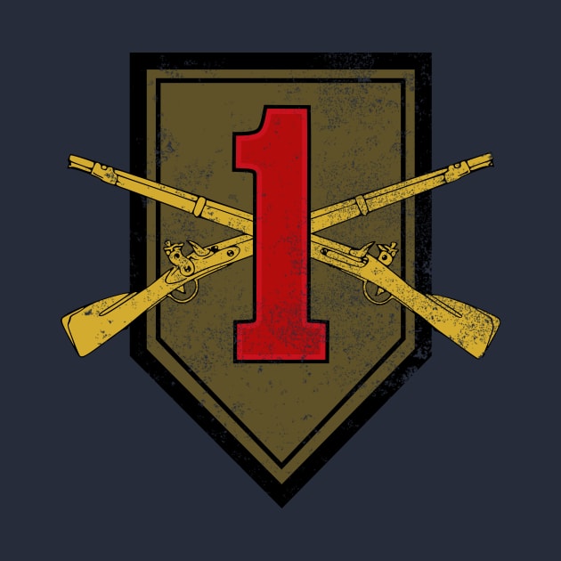 1st Infantry Division (distressed) by Firemission45