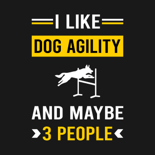 3 People Dog Agility Training T-Shirt