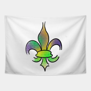 Mardi Gras Fleur De Lis Tapestry