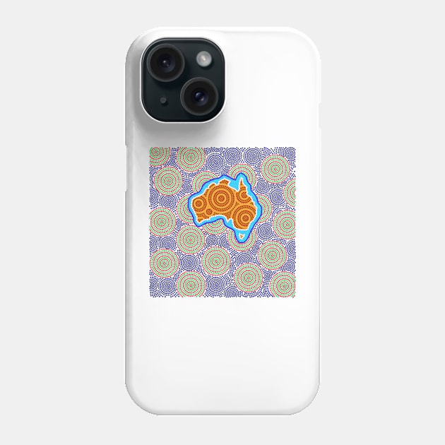 Australia Continent Phone Case by denip