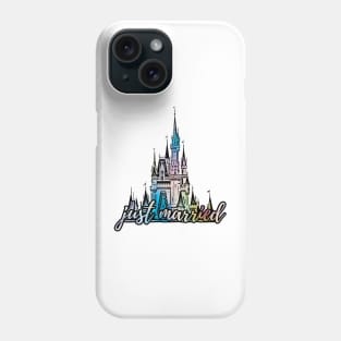 Just Married Magic Castle Colorful Phone Case