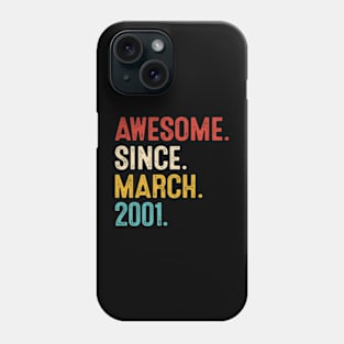 Vintage 2001 February Vintage Birthday Phone Case