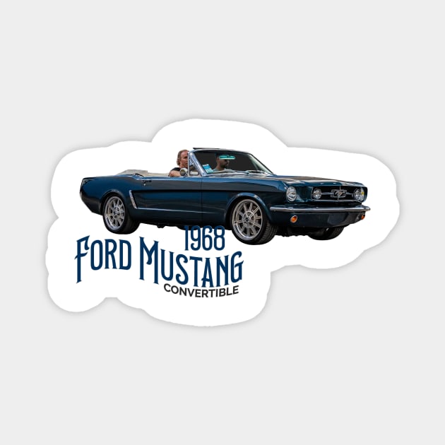 1968 Ford Mustang Convertible Magnet by Gestalt Imagery