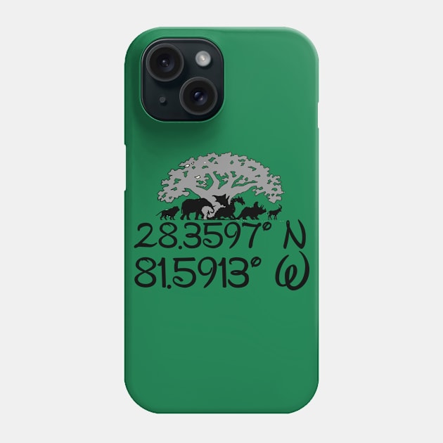 Coordinates of Animal Kingdom Phone Case by B3pOh