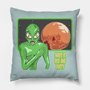 Mars funny alien Pillow