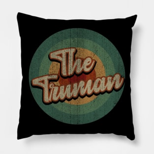 Circle Retro Vintage The Truman Pillow