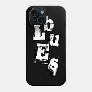 blues logo design Phone Case