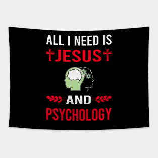 I Need Jesus And Psychology Tapestry