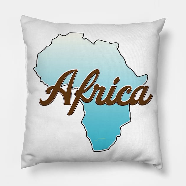 Africa Pillow by nickemporium1