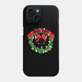 Deez Cats Nuts Nutcracker Christmas Funny Grumpy Kitty Phone Case