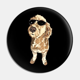 Riley the Rockerdoodle Pin