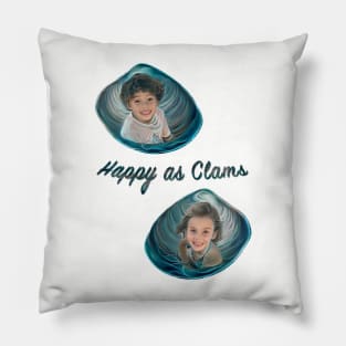 Happy as Clams Pillow