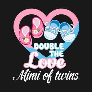 Double The Love Mimi Of Twins T-Shirt