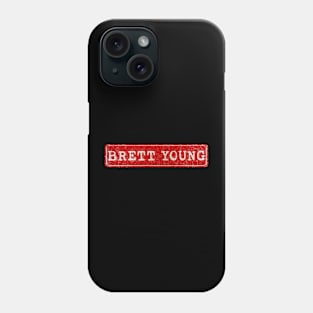 vintage retro plate Brett Young Phone Case