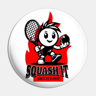 Squash player Pin