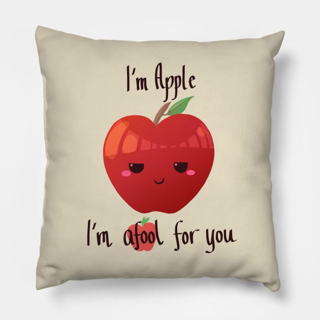 I'm Apple for u Pillow by Limethyst