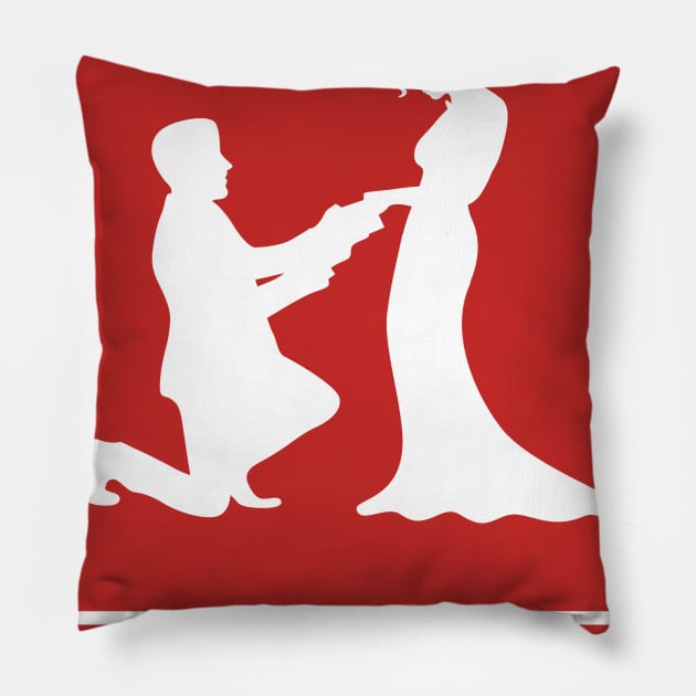 GAME OVER Pillow by Suva