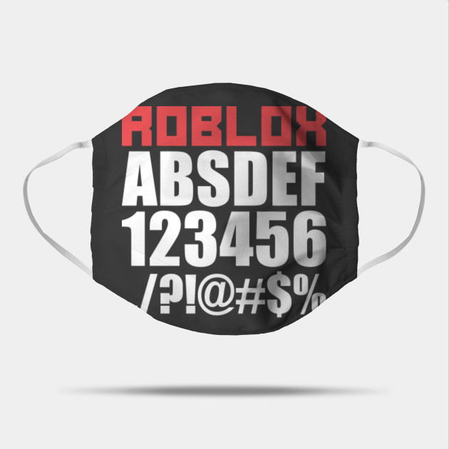 Roblox T Shirt Roblox Letters Tshirt Roblox Alphabet Shirt Roblox Font Shirt Roblox Numbers Roblox Mask Teepublic - roblox pictures numbers