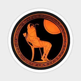 Achilles Mourning Attic kylix Magnet