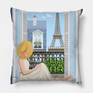 Paris Balcony Pillow