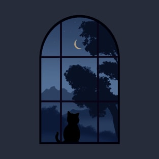 Comfy Window - Blue T-Shirt