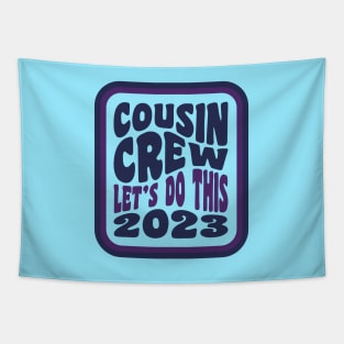 Cousin Camp 2023 Tie Dye amily Camping Summer Vacation Tapestry