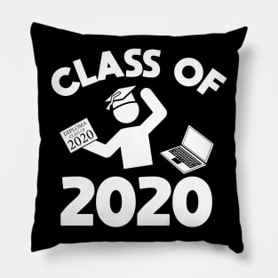 Class of 2020 Funny Quarantine Graduation Pillow