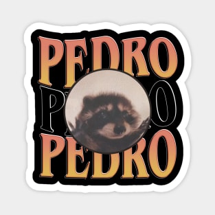 Pedro Raccoon Meme Animal Viral Pet Lover Cute Meme Magnet