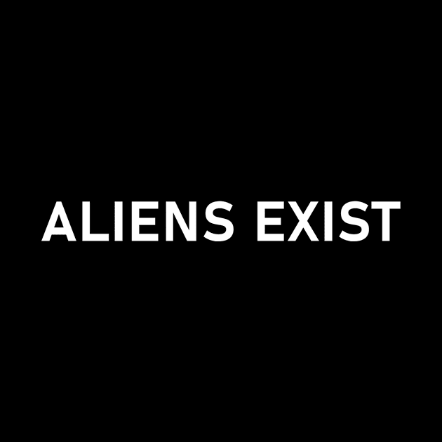 Aliens Exist Aesthetic Alien UFO Extraterrestrial by wbdesignz