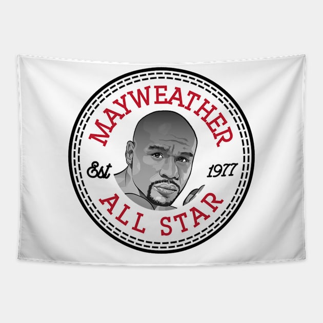 Floyd Mayweather Tapestry by podpah podcast