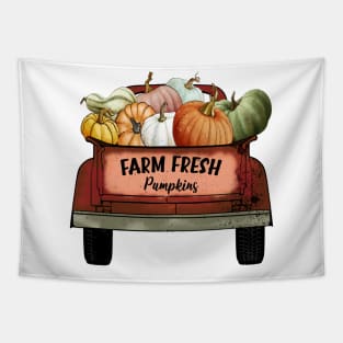 Farm fresh pumpkins Tapestry