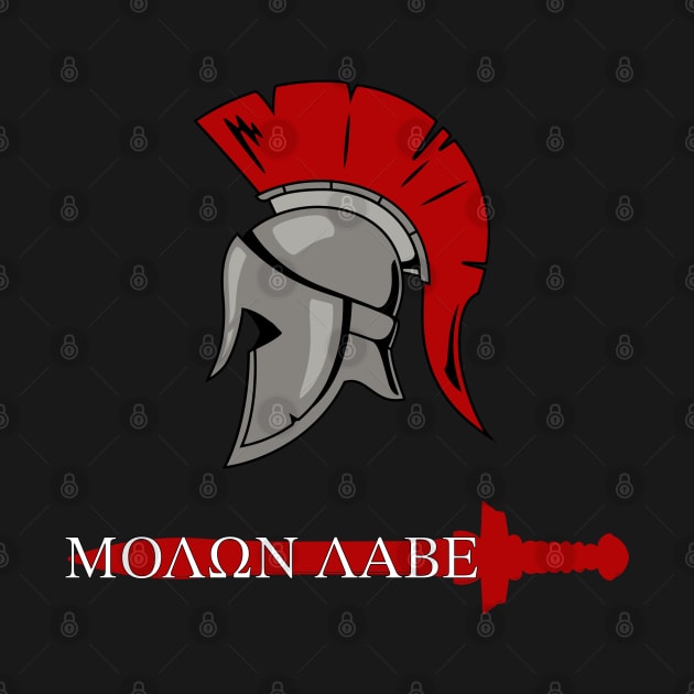 Spartan Warrior Molon Labe by Scar