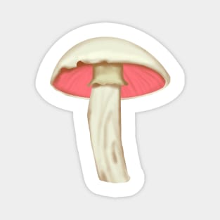 Common Meadow Mushroom Magnet