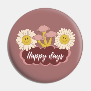 Happy days sunflower Pin