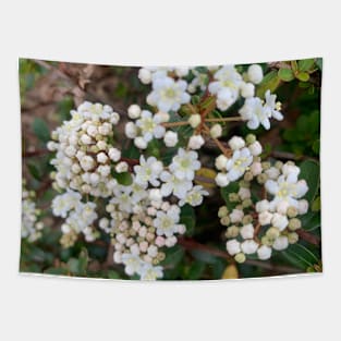 White flower Tapestry