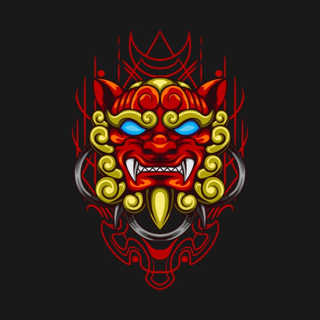 Komainu (狛犬) 05 by Harrisaputra