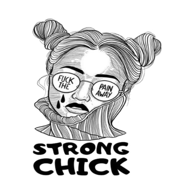 Strong Chick Woman's by Salam Hadi