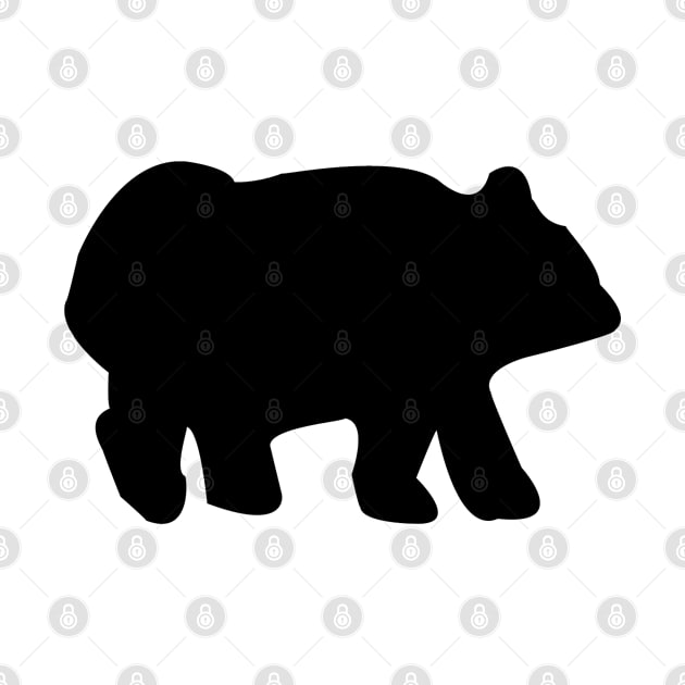 Rustic Black Bear with Buffalo Plaid by JessDesigns