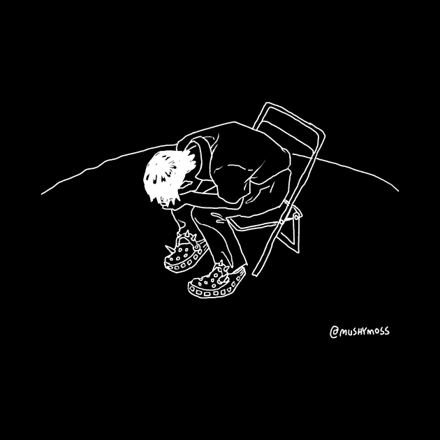 shinji in da goth crocs (inverted) by mushymosss