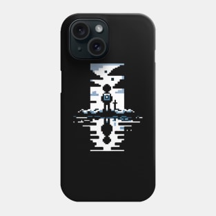 Pixelated Journey of Self-Reflection - A Quest for Identity in Pixel Art Phone Case