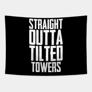 PUBG Straight Outta Tilted Towers Tapestry