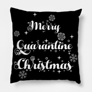 merry quarantine christmas Pillow