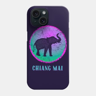 Chiang Mai Thailand Colorful Weathered Elephant Phone Case