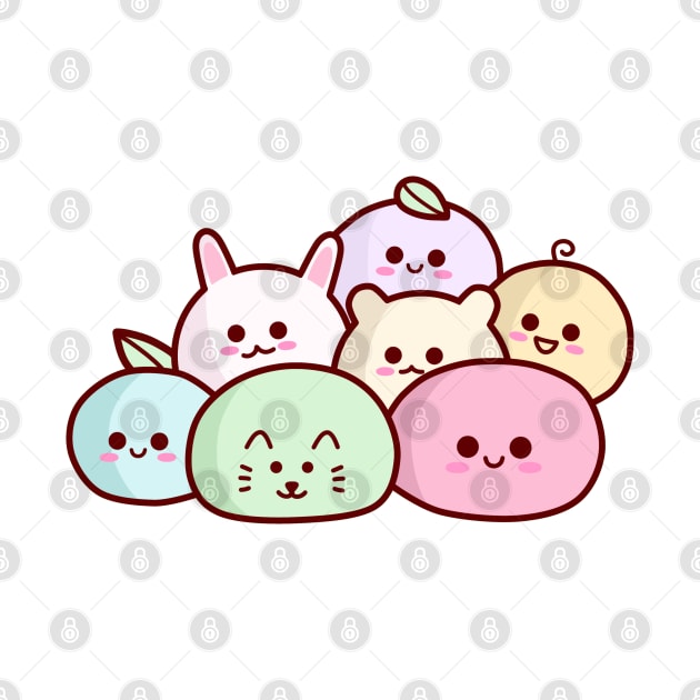 Cute Mochis by ArtsyDecals