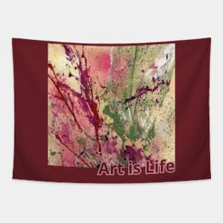 Artistic Life Journey / Art is Life / Art Lovers Gift Tapestry