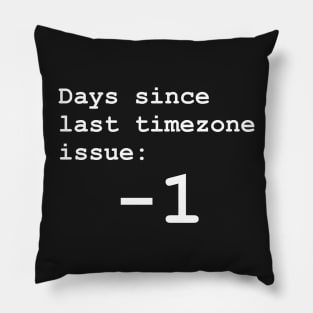 Days since last timezone issue: -1 Pillow