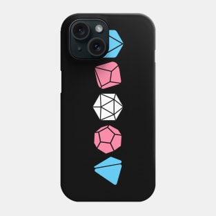 Transgender Pride Dice Phone Case