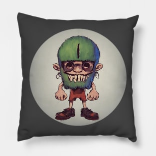 ugly lil guy Pillow