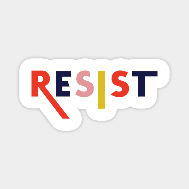 RESIST Magnet by EmilyLaurelHarris